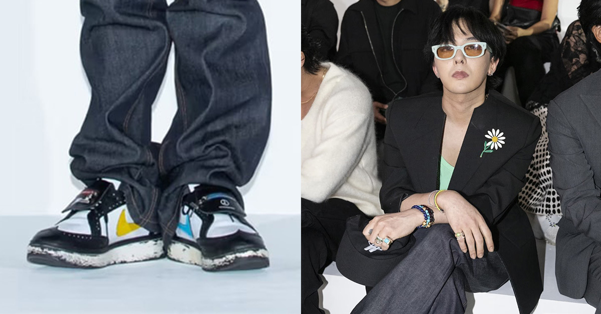G-Dragon präsentiert neuen PEACEMINUSONE x Nike Kwondo 1 auf der Seoul Fashion Week